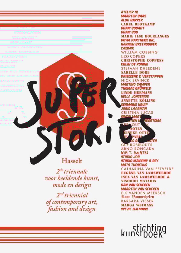 Book cover of Superstories. Published by Stichting Kunstboek.