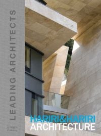 Book cover of Hariri & Hariri Architecture: Leading Architects with a building made of stone tiles. Published by Images Publishing.