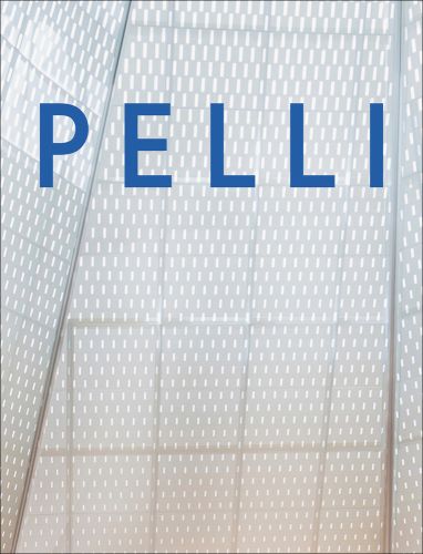 White membrane covered panels, PELLI in blue font above by Images Publishing Group.