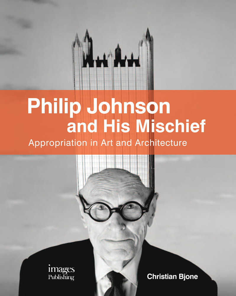 3D orange structure with window shapes to surface, on black cover, ARCHITECTURE'S NEW STRANGENESS in orange font below