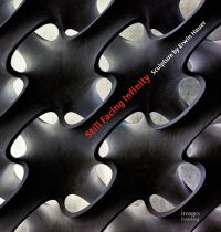 Book cover of Still Facing Infinity: Sculpture by Erwin Hauer, featuring a large-scale black sculpture. Published by Images Publishing.