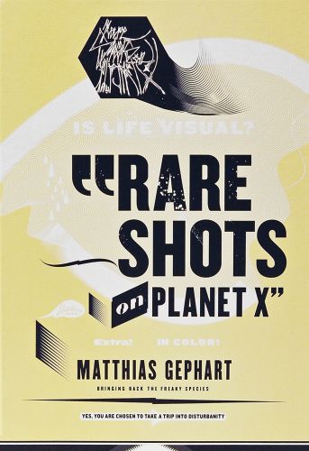 Book cover of Matthias Gephart, Rare Shots on Planet X. Published by Verlag Kettler.