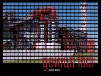 Book cover of Genius Loci, with a wall of contact sheets creating an industrial building. Published by Seltmann Publishers.