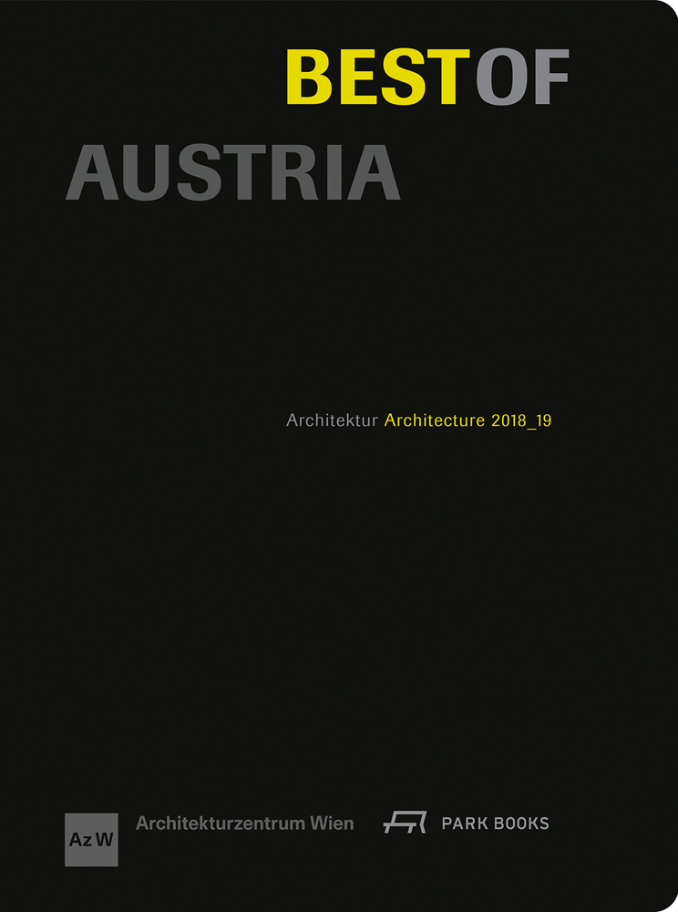 BEST OF AUSTRIA in yellow and grey font to top of black cover, by Park Books.