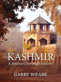 Book cover of Kashmir: A Journey Through History, with a octagonal brick building. Published by Niyogi Books.