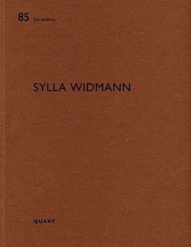 85 De aedibus SYLLA WIDMANN QUART in black font on brown cover.