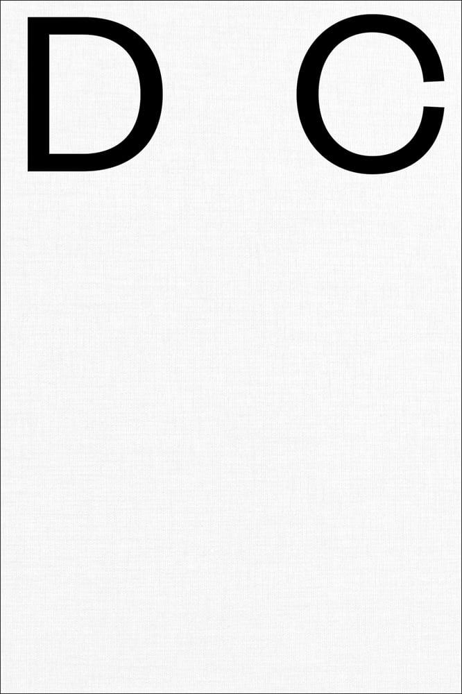 White book cover of David Czupryn, with capitalized black letters: D, C. Published by Verlag Kettler.