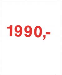 White book cover of 1990,- with large red numbers to center. Published by Verlag Kettler.