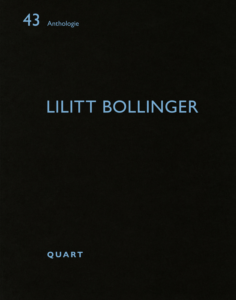 43 Anthologie LILITT BOLLINGER QUART in pale blue font on black cover.