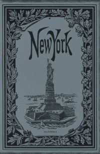 New York Empire State Building on gray cover of 'New York, A Photographic Journey', by Hannibal Books.