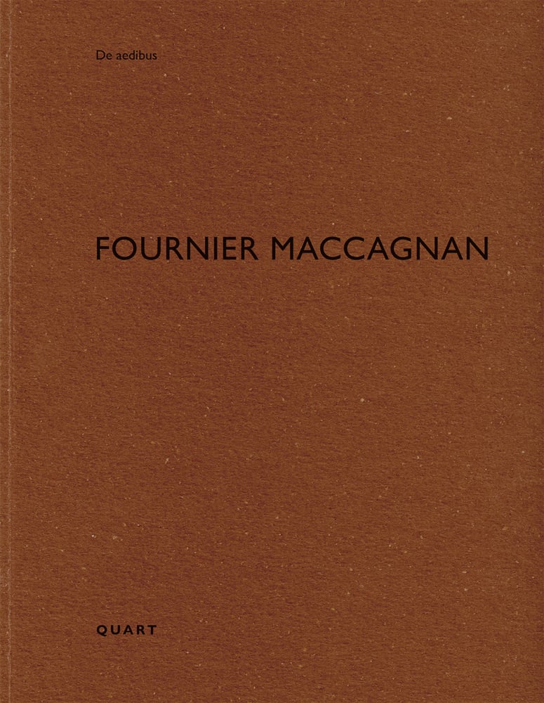 FOURNIE MACCAGNAN, in black font to centre of brown cover, by Quart Publishers.