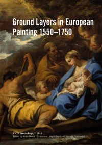 Book cover of Ground Layers in European Painting 1550-1750, with Luca Giordano's painting titled The Flight into Egypt. Published by Archetype Publications.