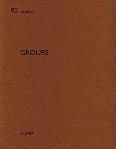 92 De aedibus Group 8 quart in black font on brown cover by Quart Publishers.