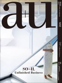Magazine cover of a+u 20:11, 602: SO–IL – Unfinished Business. Shinkenchiku-Sha Co., Ltd.