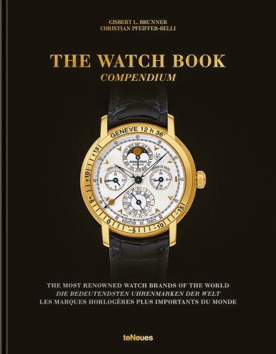 Los Angeles Audemars Piguet Equation du Temps in Yellow Gold, on black cover, THE WATCH BOOK COMPENDIUM, in gold font above.