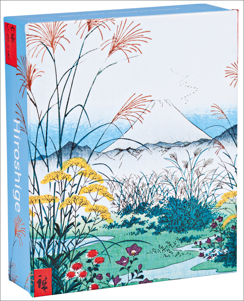 Hiroshie's print 'Otsuki Plain in Kai Province', to notecard box, by teNeues stationery.