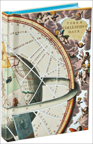 Vintage atlas map design, to notebook, by teNeues Stationery.