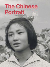 Black and white sepia toned head and shoulders portrait of a young girl in front of a flowering tree with The Chinese Portrait in red by ACC Art Books