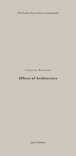 Pale grey cover with Effects of Architecture in black font in centre