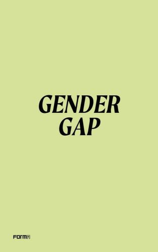 Black capitalised font to centre of pale green cover of 'Gender Gap', by Forma Edizioni.