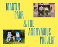 Book cover of Déjà View, Martin Parr x The Anonymous Project, with two pairs of couples lying on sun loungers, one with dog. Published by Hoxton Mini Press.