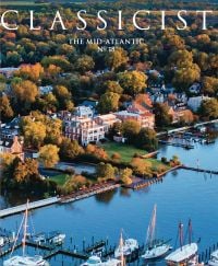Book cover of Classicist No. 18, with aerial view of large residential housing and a lake with boats. Published by Inst Classical Arch, Class America.