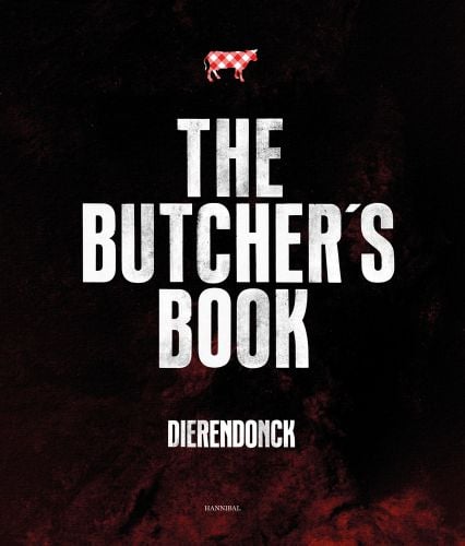 Black cover with faint red textured marks to lower portion and The Butcher’s Book in white capital letters in centre