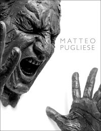 White cover with grey sculptured head with closed eyes and screaming open mouth and flexed hands with Matteo Pugliese in grey font