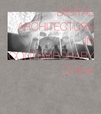 Book cover of Digital Architecture in Contemporary China, with a futuristic building on stilts. Published by Images Publishing.