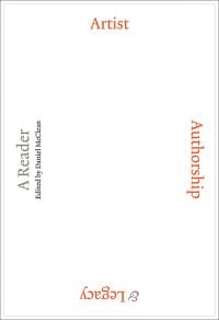 Artist, Authorship & Legacy A Reader to each side edge, in orange and grey font on white cover