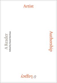 Artist, Authorship & Legacy A Reader to each side edge, in orange and grey font on white cover