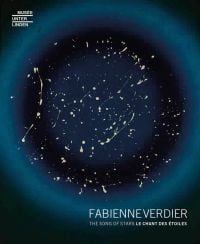 Book cover of Fabienne Verdier, The Song of Stars, featuring an blue abstract painting titled 'Ciel, univers céleste Gagan Ahmarique' (éthiopien). Published by 5 Continents Editions.