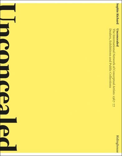 'Unconcealed' in black font with bottom cut off, to left edge of yellow cover, by Ridinghouse.