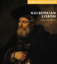 Oil painting portrait of an Old Man by Rembrandt, on cover of 'Gulbenkian Lisbon, Director's Choice', by Scala Arts & Heritage Publishers.