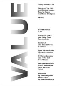 'VALUE, Young Architects 22', on white cover, by ORO Editions.