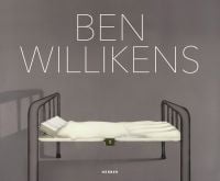 Old style hospital bed on grey cover, BEN WILLIKENS in white font above, by Kerber.