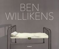Book cover of Ben Willikens, with a metal framed single bed. Published by Kerber.