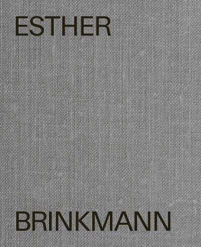 Grey woven cover of 'Esther Brinkmann', by Arnoldsche Art Publishers.