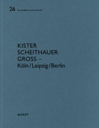 26 De aedibus international KISTER SCHEITHAUER GROSS – Köln/Leipzig/Berlin in black font on blue cover, by Quart Publishers.