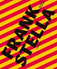 FRANK STELLA, in large black font across pink and yellow striped cover.