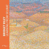 Pointillist painting 'Pink Landscape' 1960, by Bridget Riley, from the 'Learning from Seurat' title, by Ridinghouse.
