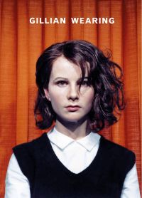 Photograph of Gillian Wearing Self Portrait at 17 Years Old, 2003, to cover of exhibition catalogue, by Ridinghouse.