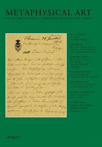 Book cover of Metaphysical Art: The de Chirico Journal N° 21/22, with a hand-written letter from Florence. Published by Manfredi Edizioni.