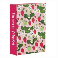 teNeues 'Farmers Market' Notecard stationery box with red and green strawberry design by illustrator Anisa Makhoul.