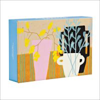 teNeues Notecard stationery box with Anne Bentley's illustration of vases of botanicals.