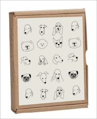 teNeues Notecard stationery box with dog drawings from Baines&Fricker to cover.