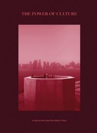 Book cover of The Power of Culture, with a tall heptagonal structure, and people standing inside top, with cityscape behind. Published by Cultureshock.