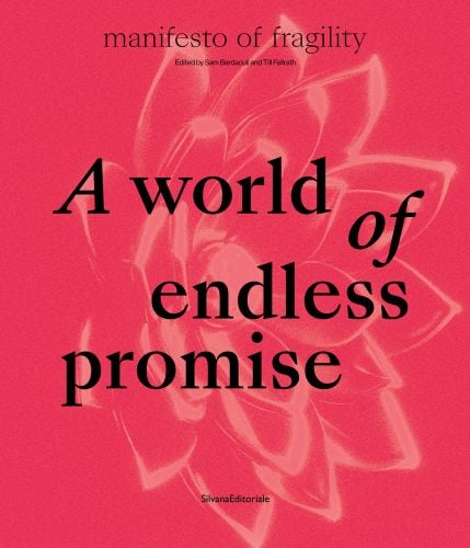 Book cover of A World of Endless Promise: The 16th Lyon Biennale: Manifesto of Fragility. Published by Silvana