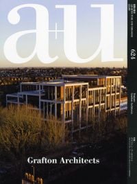 Book cover of a+u 22:09, 624: Feature: Grafton Architects, with The Anthony Timberlands Center building. Published by Shinkenchiku-Sha Co., Ltd.