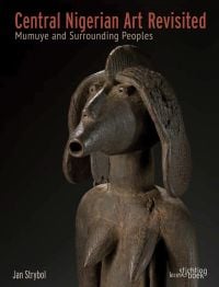 Nigerian carved wood sculpture of female figure, on cover of 'Central Nigerian Art Revisited', by Stichting.